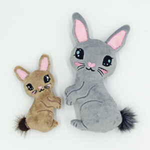Easter Bunny Stuffie ITH 73