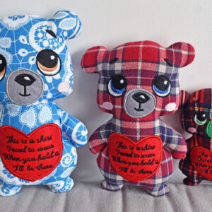 Memory Bear embroidery ITH