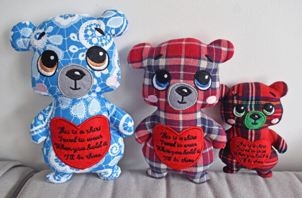 Memory Bear embroidery ITH
