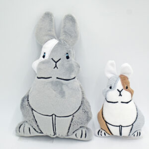 Easter Bunny Stuffie ITH 08
