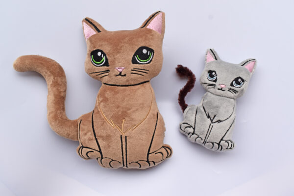 Cat Stuffie ITH Embroidery 5