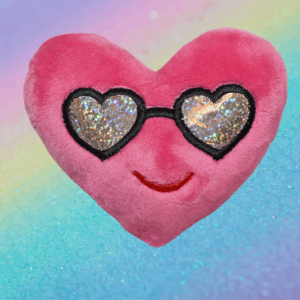 Heart with sunglasses Stuffie ITH
