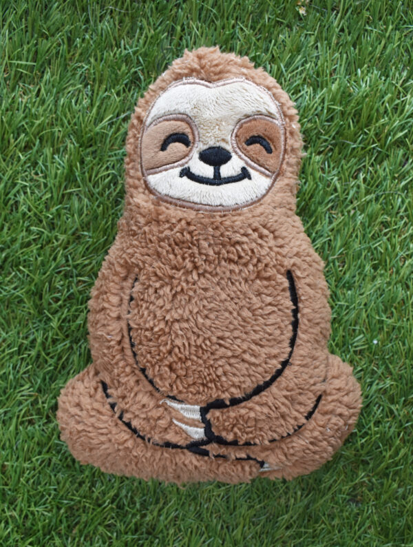 Sloth Stuffie ITH Embroidery