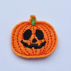 Pumpkin Feltie embroidery design