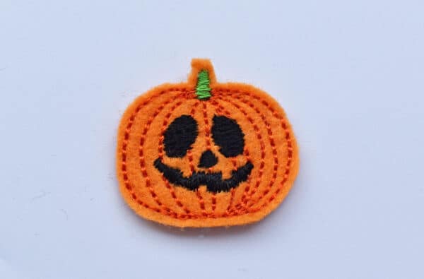 Pumpkin Feltie embroidery design