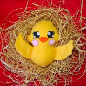 EASTER chicken ITH in the hoop embroidery design