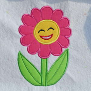 Daisy Flower applique design -5 sizes