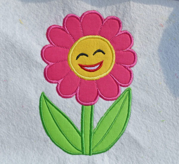 Daisy Flower applique design -5 sizes
