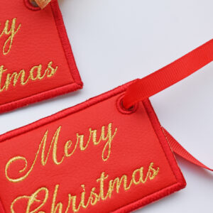 Merry Christmas gift tag ITH