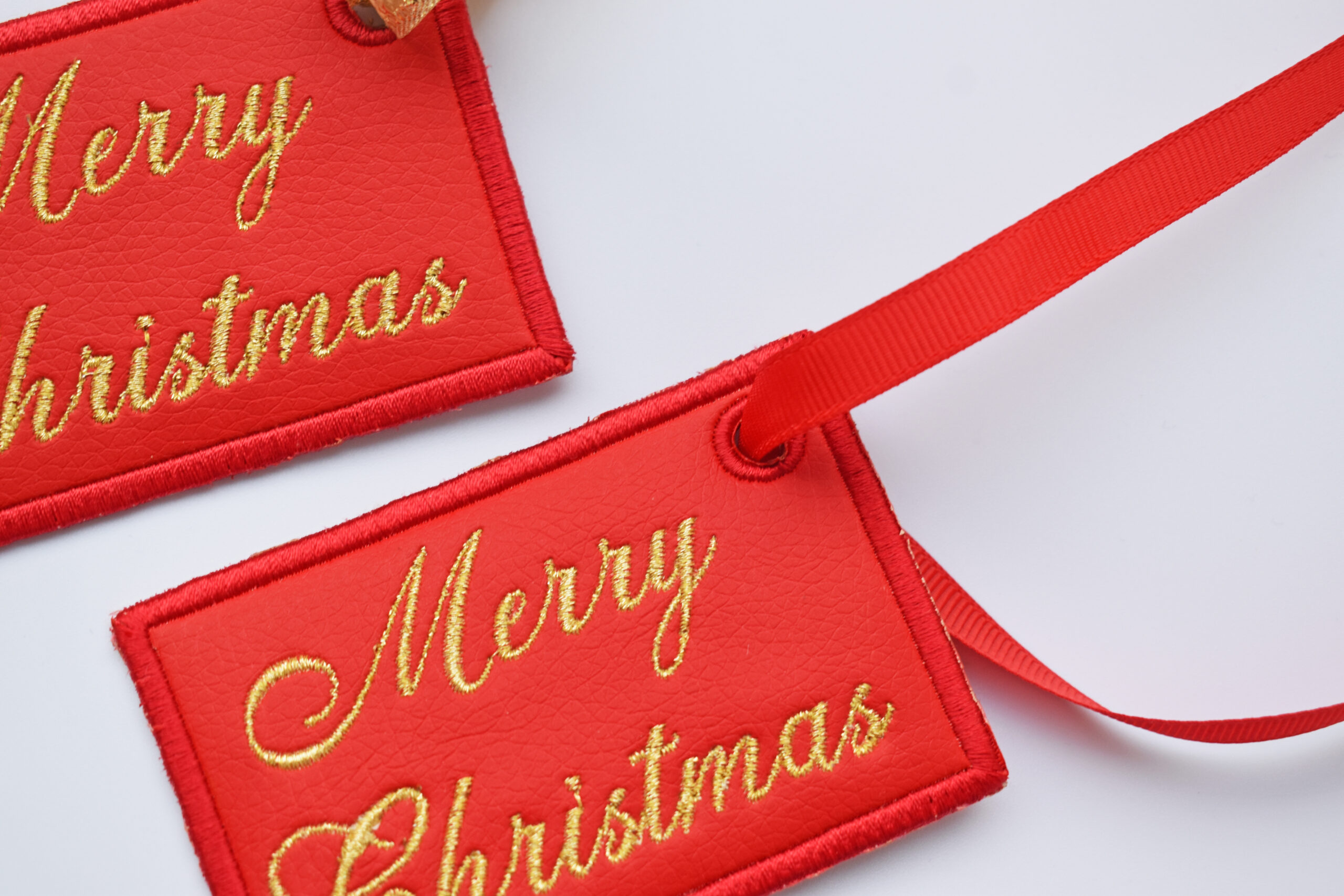 Merry Christmas gift tag ITH