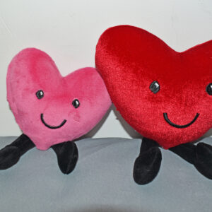 Heart with legs Stuffie ITH