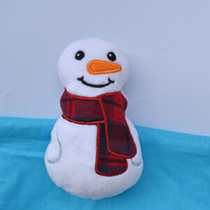 Snowman in scarf Stuffie ITH