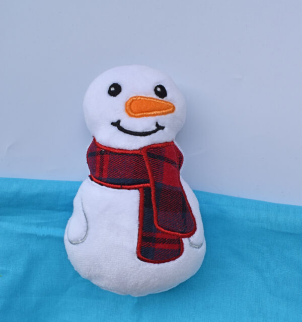 Snowman in scarf Stuffie ITH
