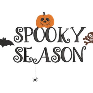 Spooky Season 2 Halloween Embroidery Design