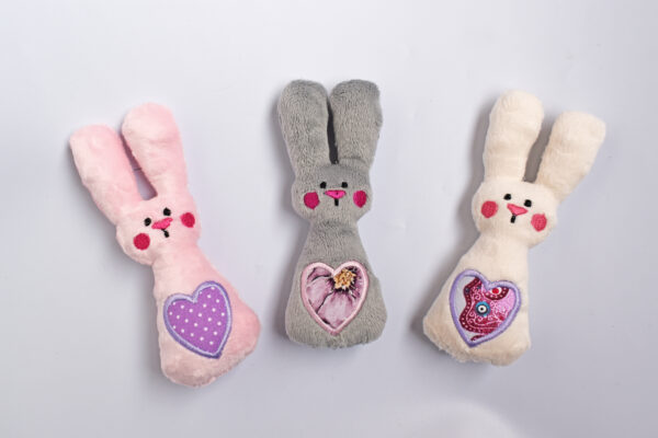 Easter Bunny Stuffie ITH 15