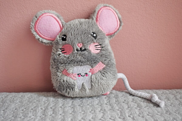 mouse  with tooth Stuffie ITH