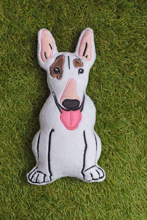 Bull Terrier breed dog Stuffie ITH
