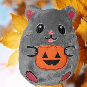 hamster holding pumpkin ITH