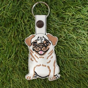 Pug Dog Snap Tab
