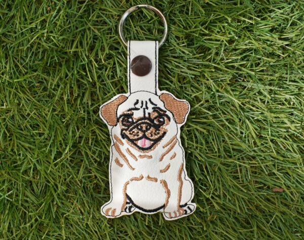 Pug Dog Snap Tab