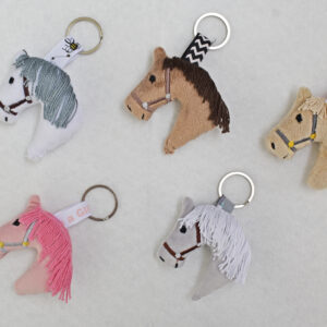 Horse's head keychain ITH 4x4