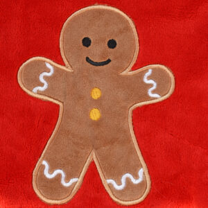 Gingerbread Man Applique
