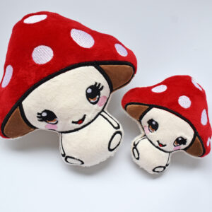Mushroom toadstool Stuffie ITH