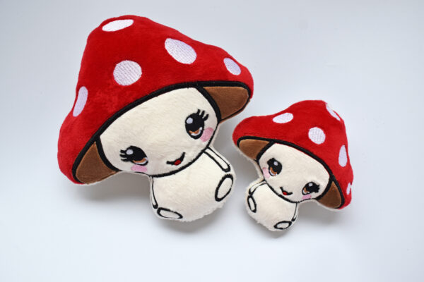 Mushroom toadstool Stuffie ITH