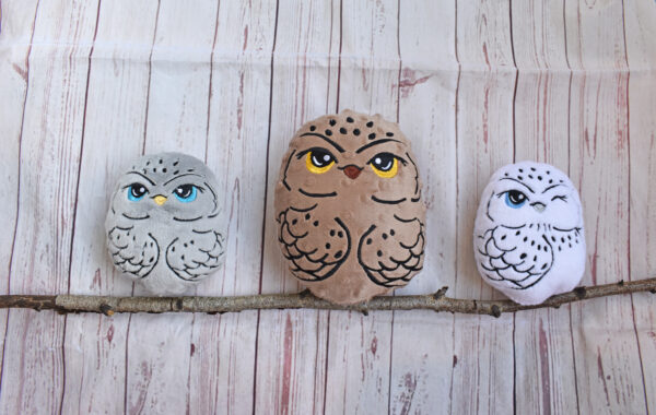 Owl Stuffie ITH Embroidery 3