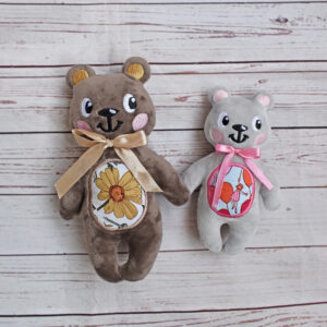 Teddy Bear 4 Stuffie ITH Embroidery