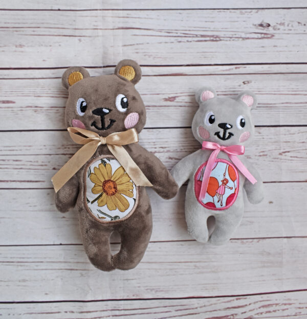 Teddy Bear 4 Stuffie ITH Embroidery