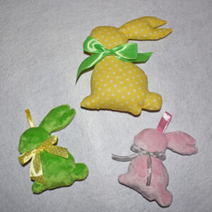Bunny Shape Easter Stuffie ITH