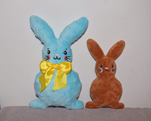 Easter Bunny Stuffie ITH 3