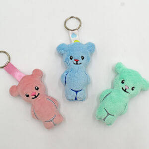 Little teddy bear keychain ITH  4x4