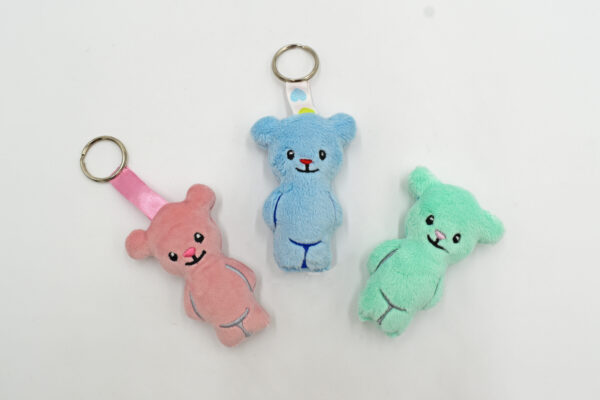 Little teddy bear keychain ITH  4x4