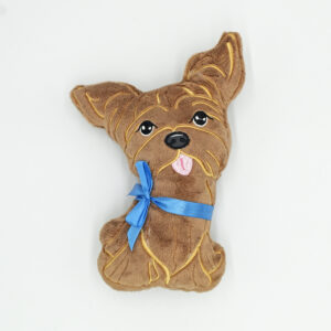 Yorkie Yorkshire terrier dog Stuffie ITH BOY