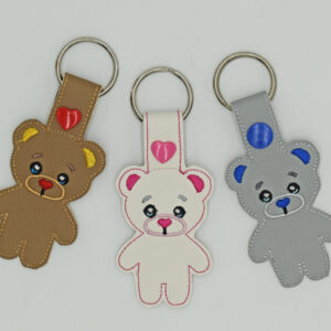 Little teddy bear keychain ITH 4x4