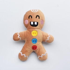 Gingerbread man with buttons