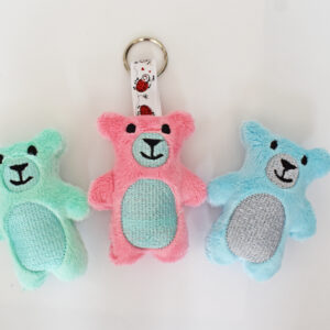Little teddy bear keychain ITH  4x4