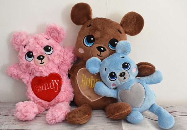 Teddy Bear Stuffie ITH Embroidery