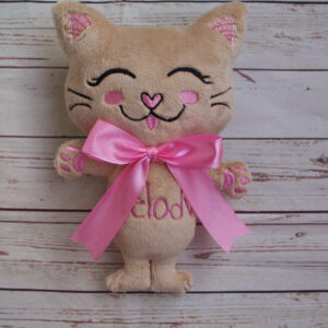 Kitty Stuffie ITH Embroidery 10
