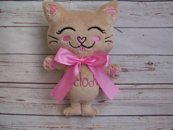 Kitty Stuffie ITH Embroidery 10