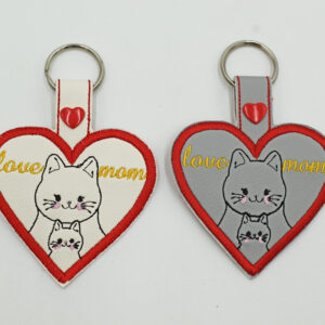 mother day kitty love keychain ITH