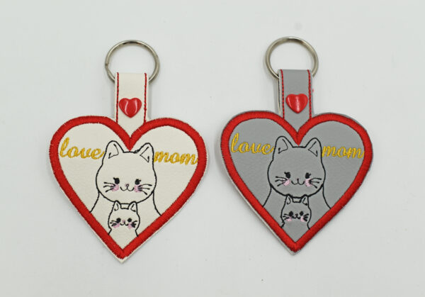 mother day kitty love keychain ITH