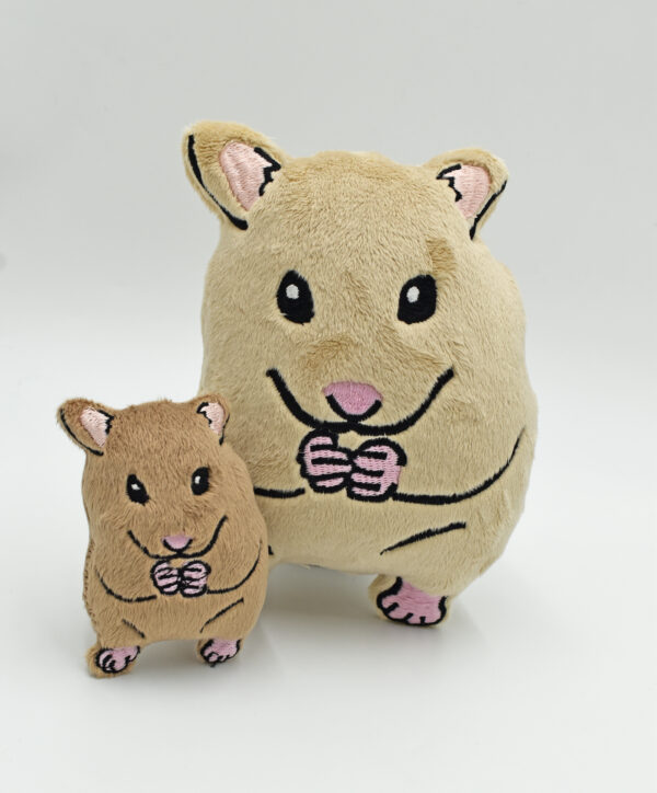 Hamster Stuffie ITH Embroidery