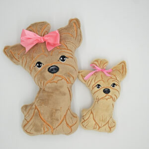 Yorkie Yorkshire Girl terrier dog Stuffie ITH