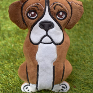 Boxer dog Stuffie ITH