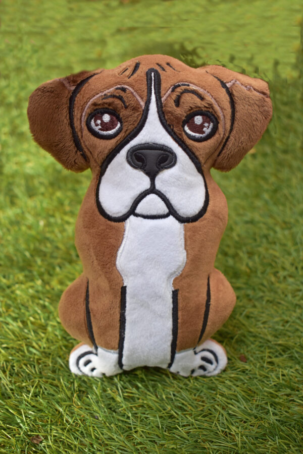 Boxer dog Stuffie ITH