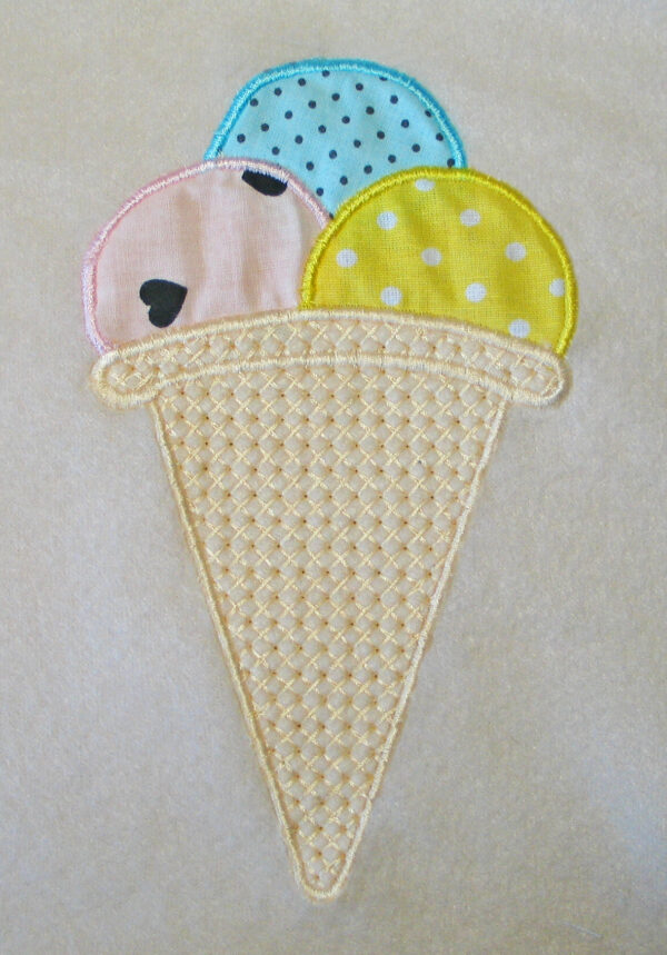 ice cream applique