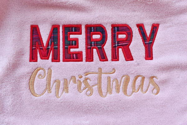 Merry Christmas Applique
